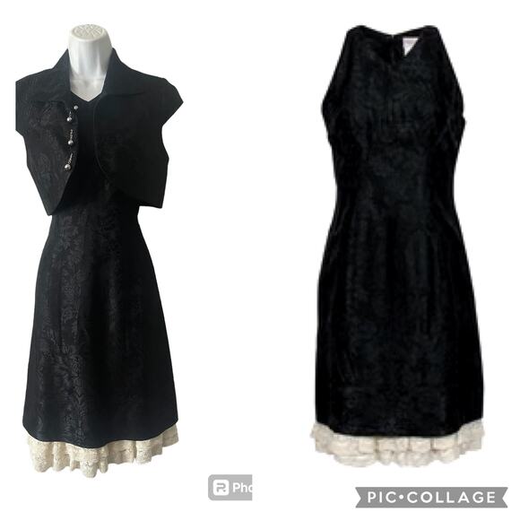 Tracy‎ Reese Brocade Dress with Jacket - Picture 1 of 14